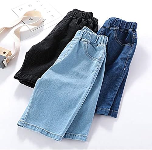 EISHOW Toddler Denim Shorts with Pockets for Boys Girls