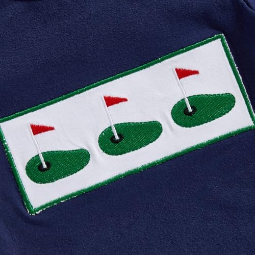 FIOMVA Toddler Boy Summer Golf Outfit Set