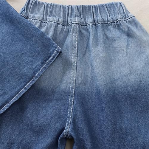 WIAINIBI Baby Boys Denim Gradient Set