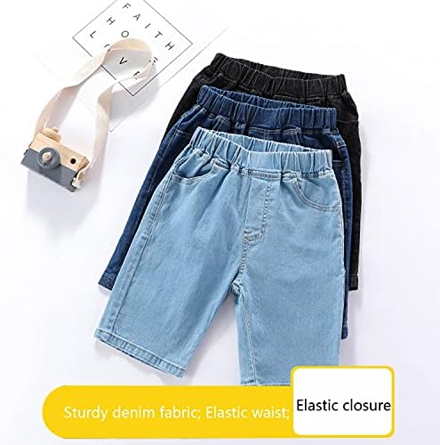 EISHOW Toddler Denim Shorts with Pockets for Boys Girls
