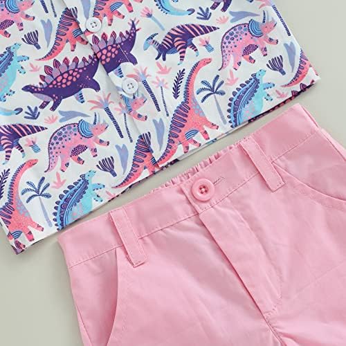 Ledy Champswiin Toddler Summer Outfit Casual Shirts Shorts for Boys