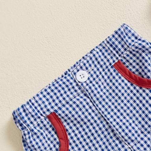 Toddler Baby Plaid Shorts for Boys and Girls