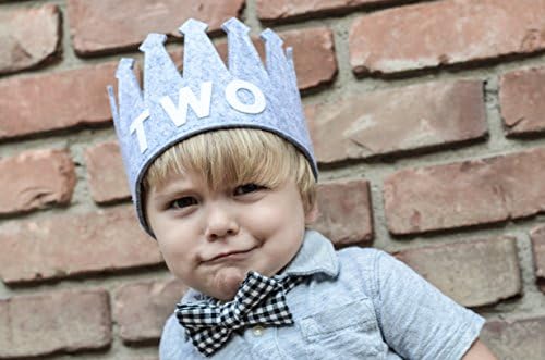 Two Birthday Baby Boy Crown Hat