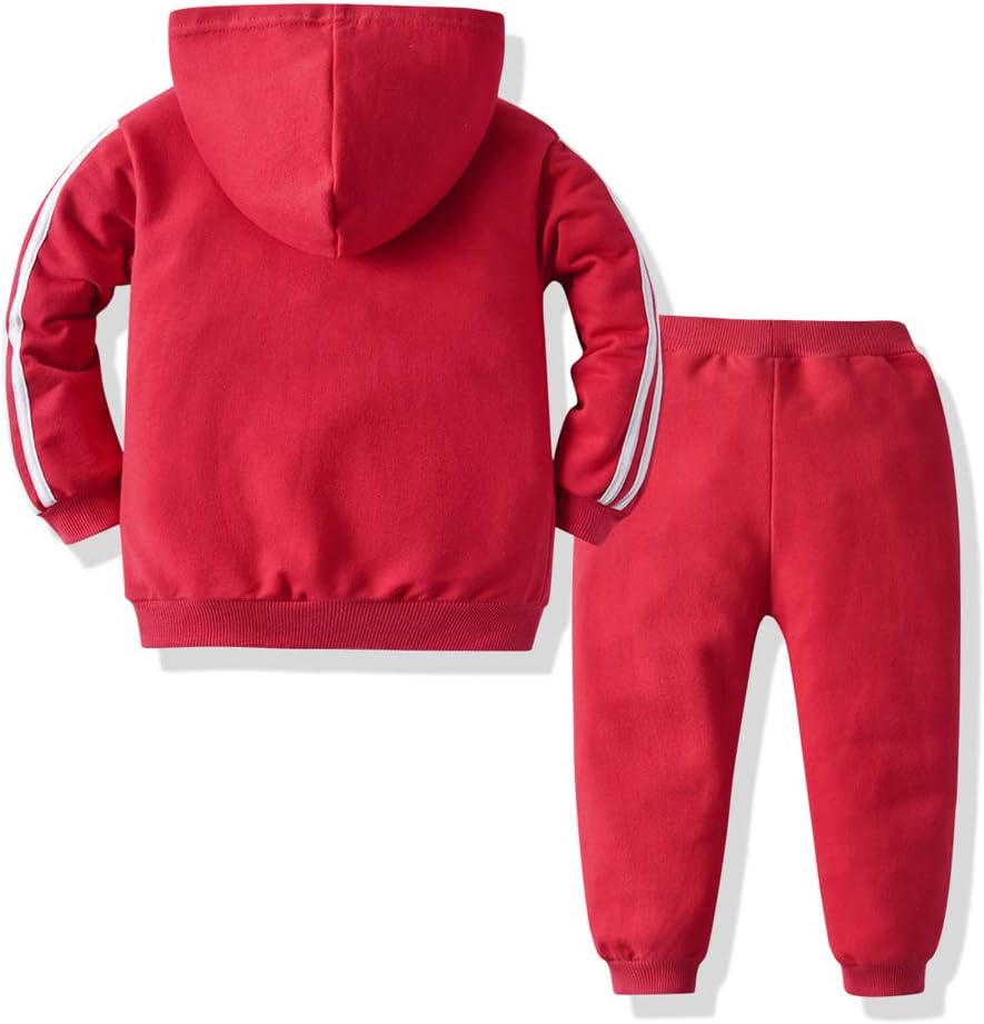 FAXSON Toddler Boys Girls Cotton Printed Striped Basketball deduced Set