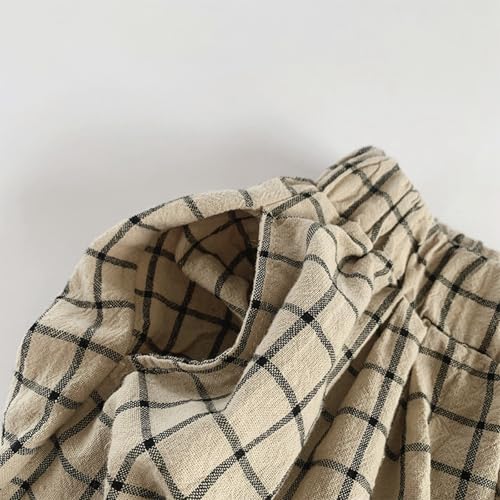 Splash of Stripe Boys Checked Cotton Pants