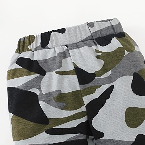 Renotemy - Newborn Baby Boy Letter Print Romper Pants Set