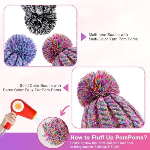 Hispeka Baby Beanie Hat 3-Piece Set