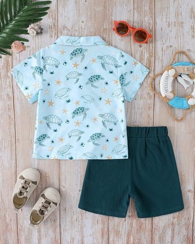 YALLET Toddler Boy Clothes Summer Set