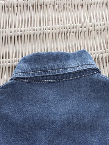 WIAINIBI Baby Boys Denim Gradient Set