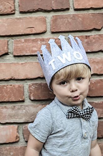 Two Birthday Baby Boy Crown Hat