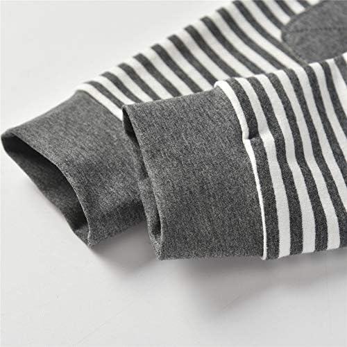 Rebey Toddler Boy Striped Long Sleeve Set