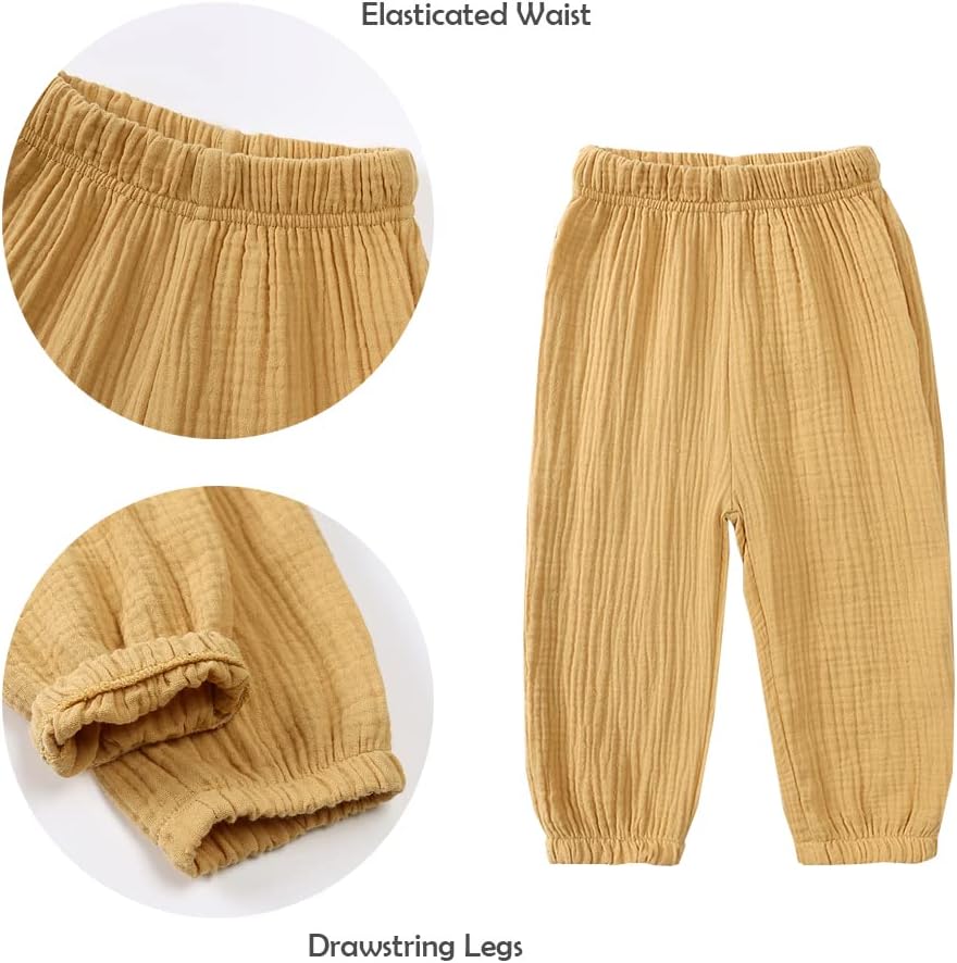 GFQLONG Summer Casual Pants for Kids Locker Collection