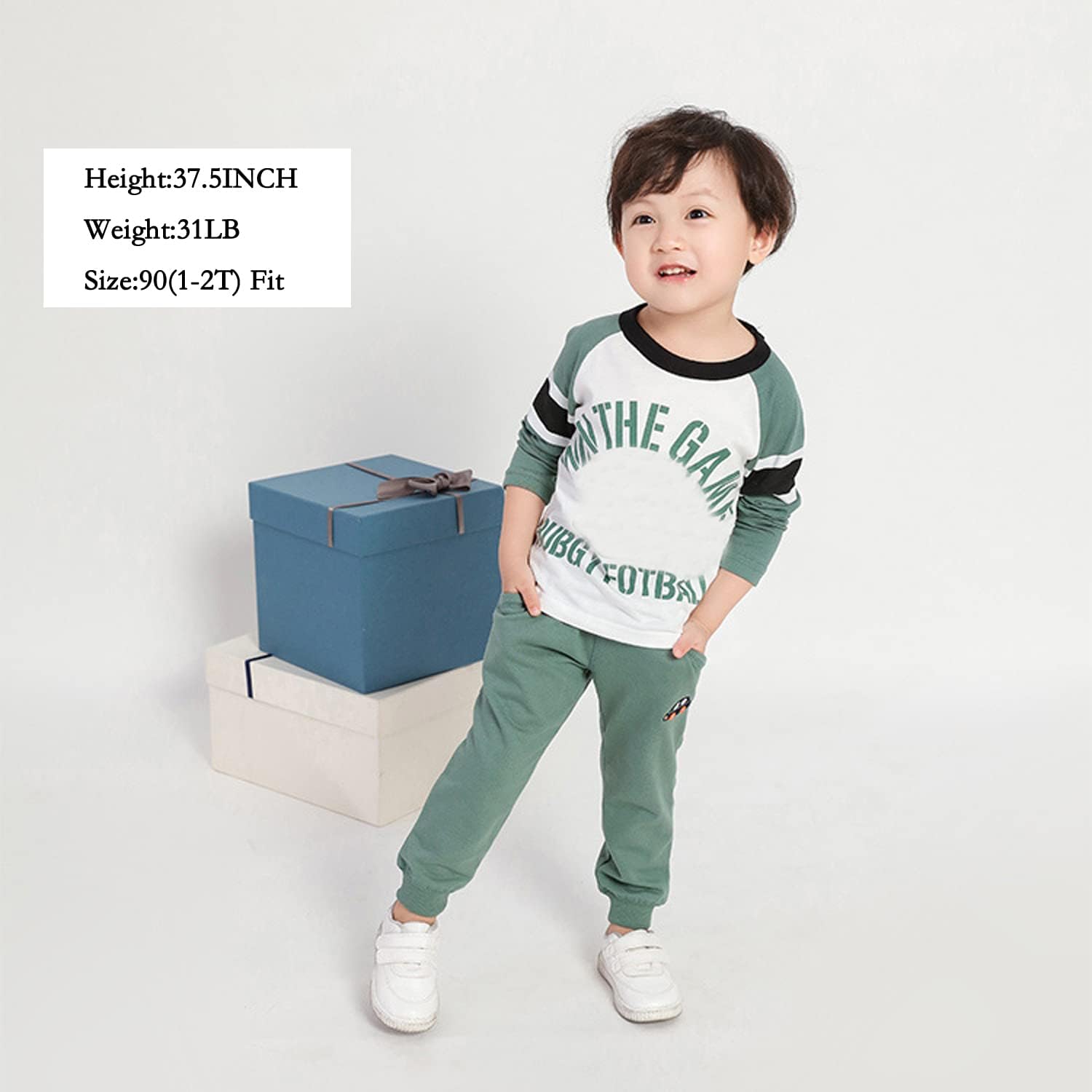 Bright Soft 100 Cotton Toddler Boys Sweatpants