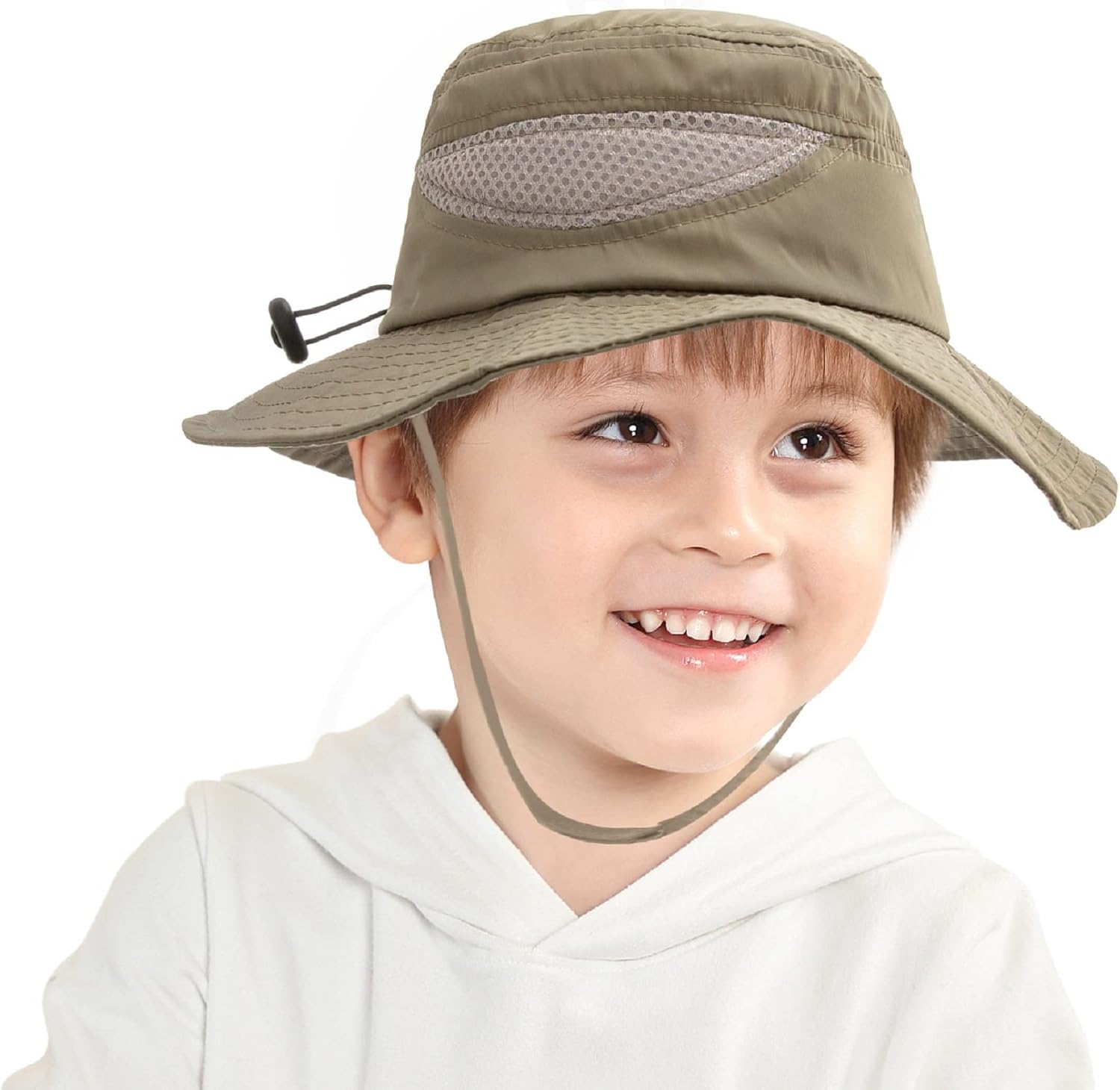 Keep your kids stylish and protected with this adjustable UPF 50 sun hat