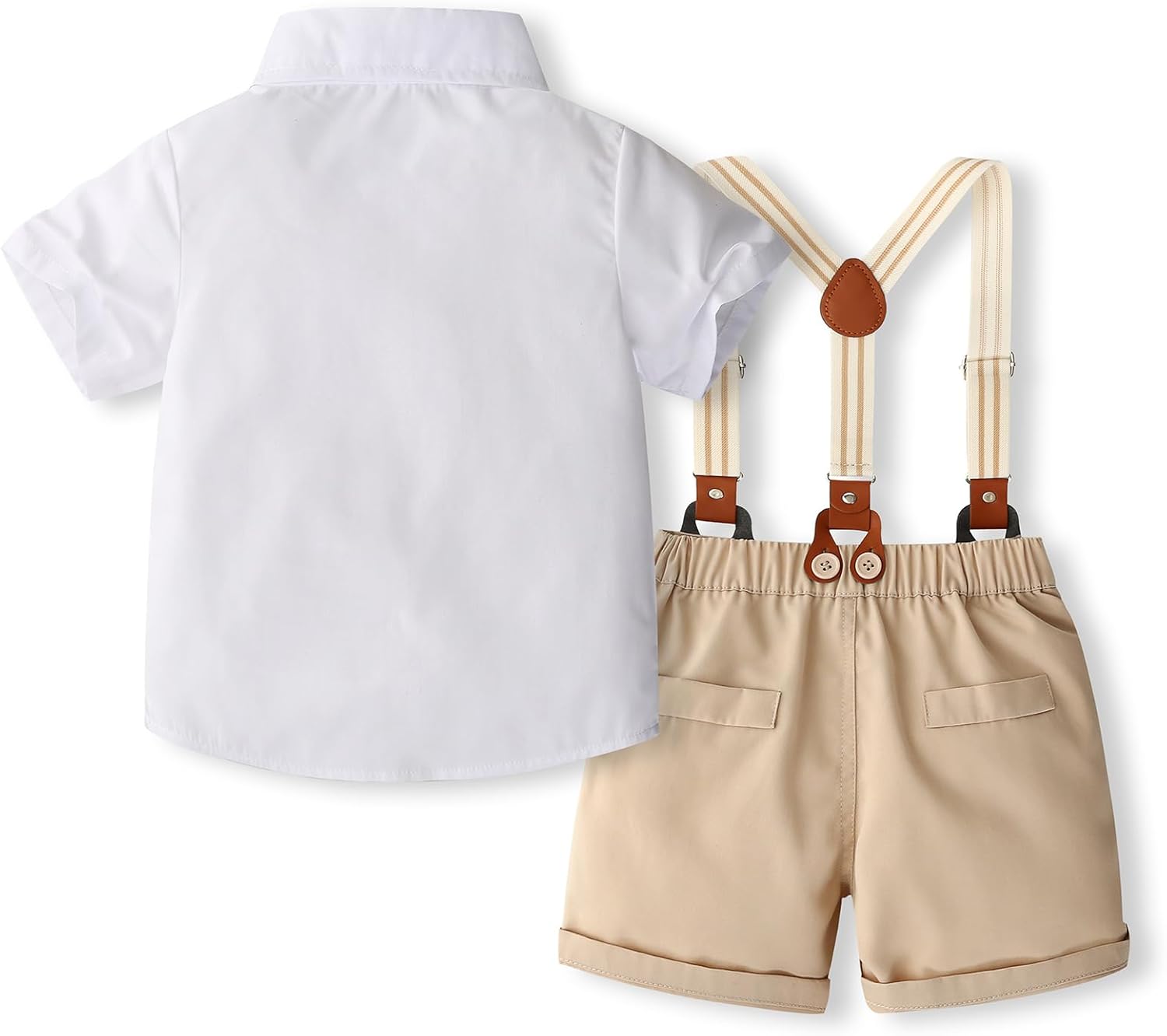 BULINGNA Toddler Boys Gentleman Outfits Summer Set