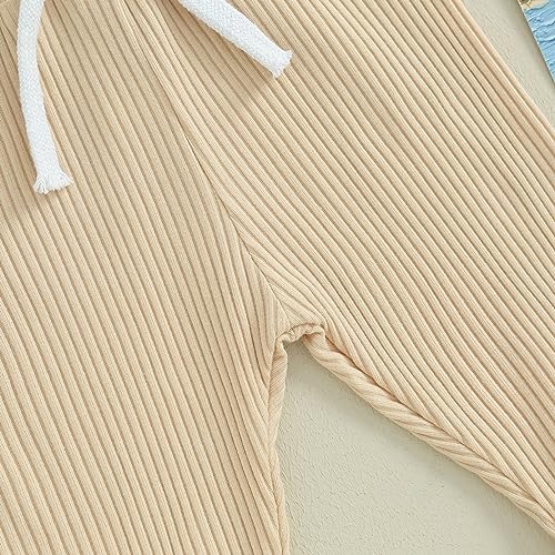 Socutebabe 3Packs Unisex Toddler Boys Girls Joggers Pants Solid Drawstring Sweatpants