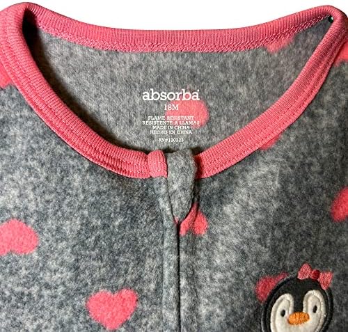 Royal Boys Cozy Fleece Non-Slip Sleepers for Babies and Toddlers