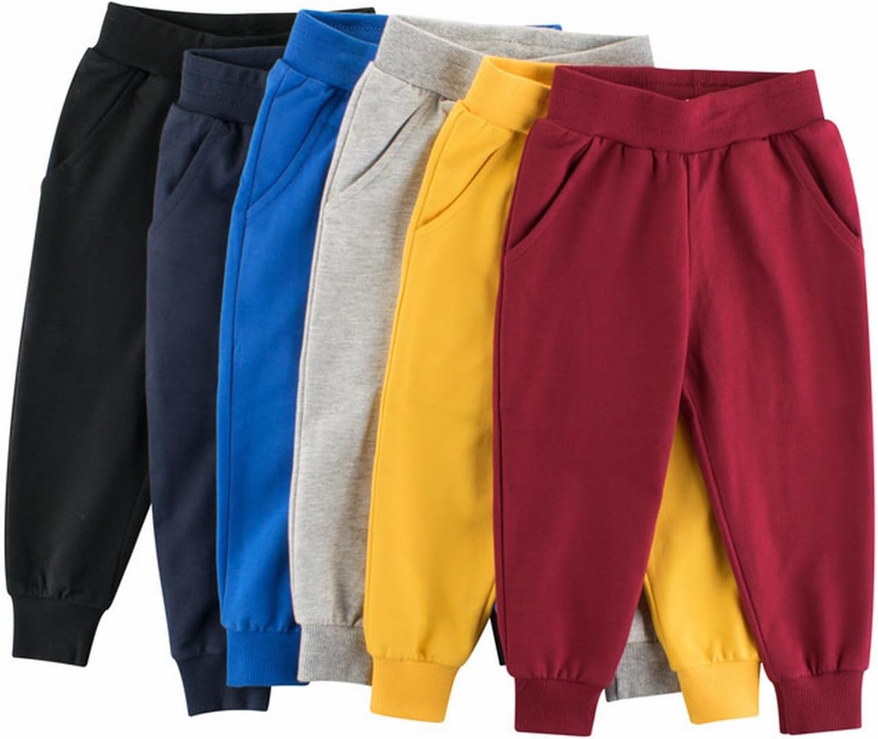 Premium Cotton Pull-On Joggers for Toddlers Kids