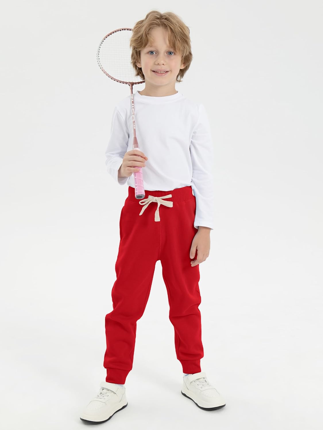 Resinta Baby Toddler Boys Cozy Fleece Jogger Pants