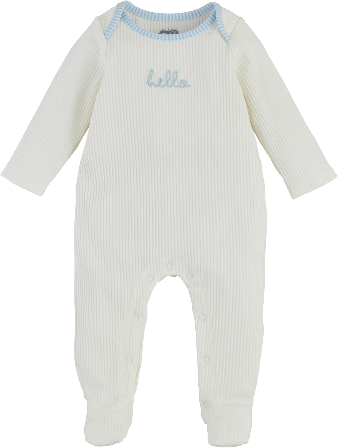 Mud Pie Cotton Rib Sleepers for Baby Boys