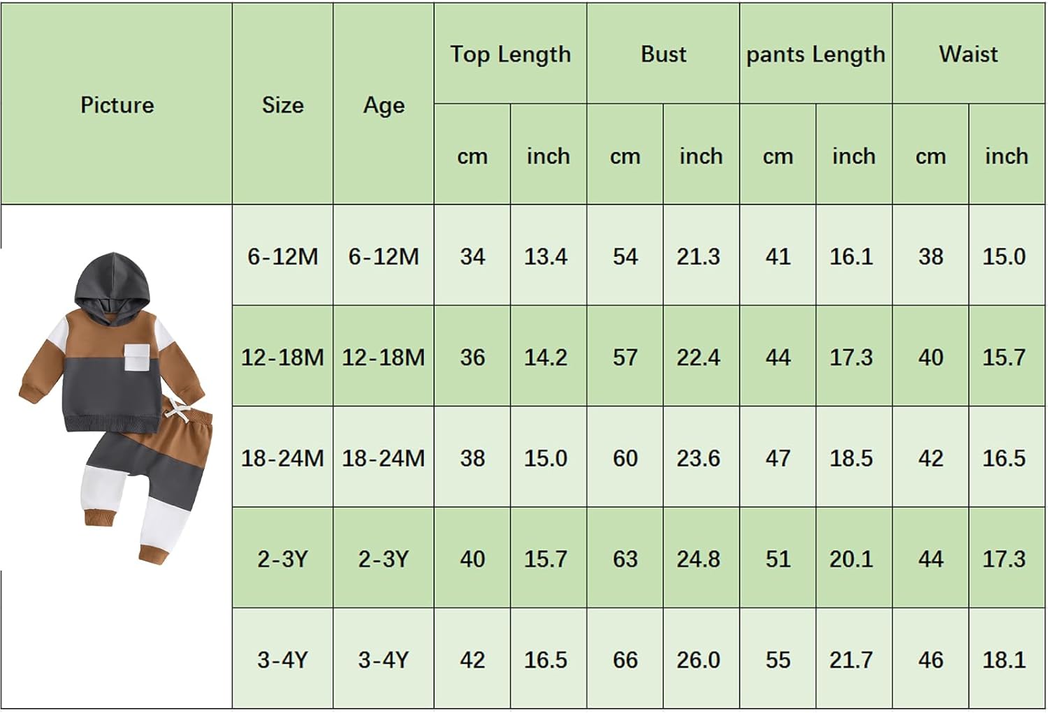 infant boys fall winter outfit set