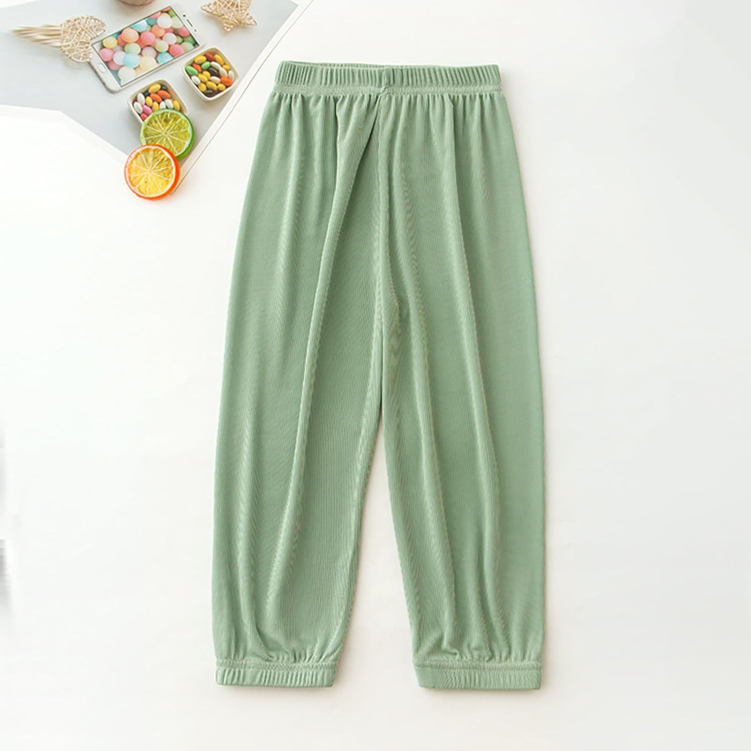 Lightweight Soft Cotton Toddler Harem Pants for Boys Girls