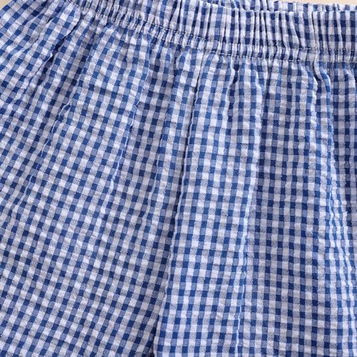Fun Comfortable Plaid Shorts for Kids