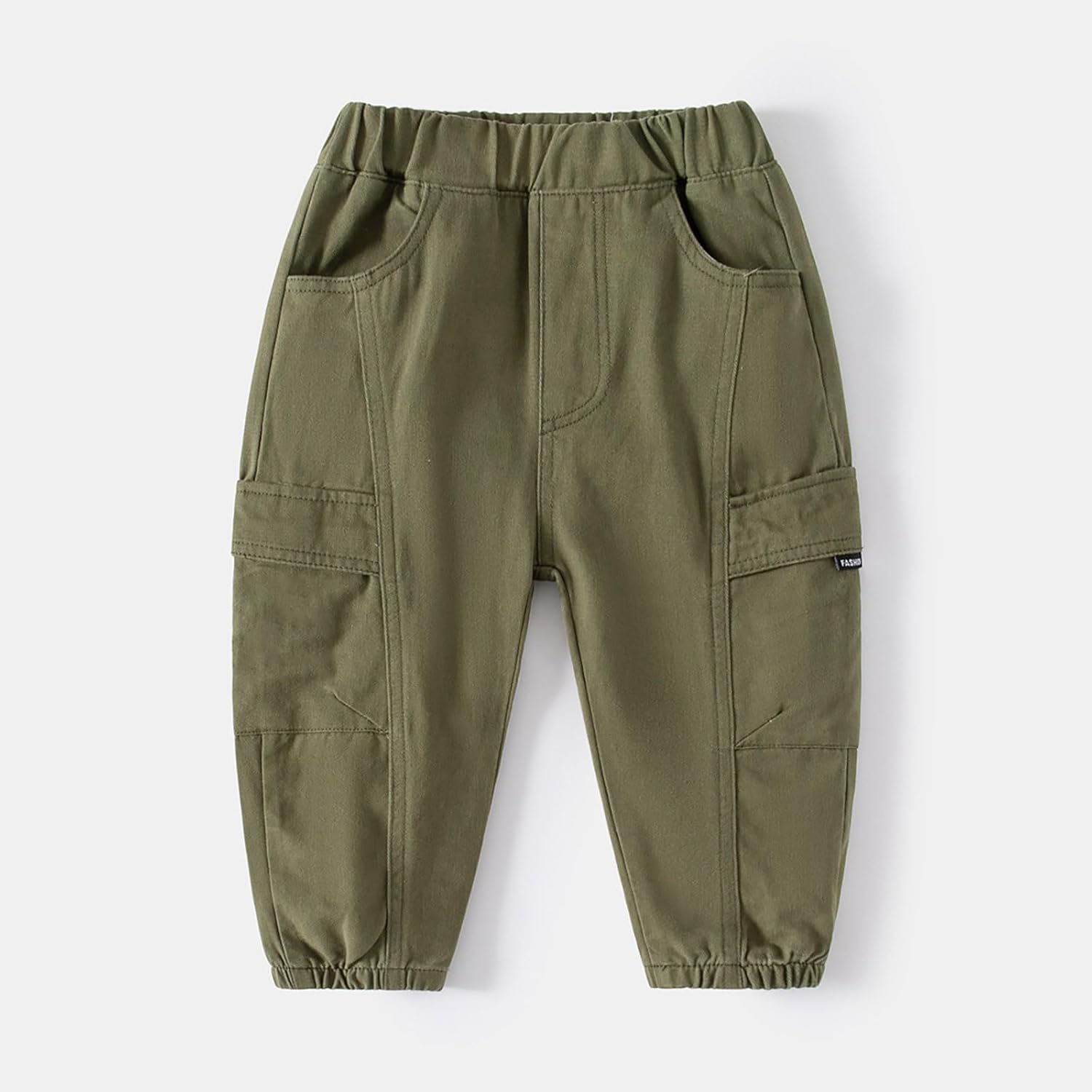 Adjustable Solid Cotton Toddler Boys Casual Harem Pants