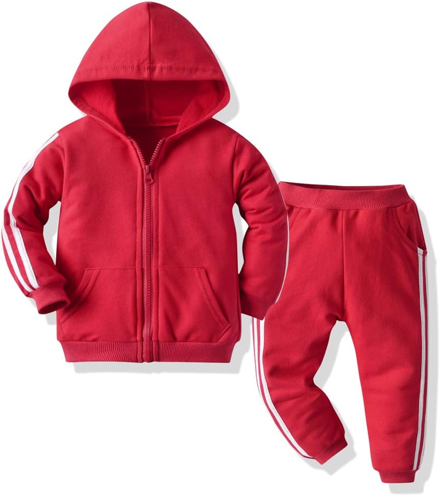 FAXSON Toddler Boys Girls Cotton Printed Striped Basketball deduced Set