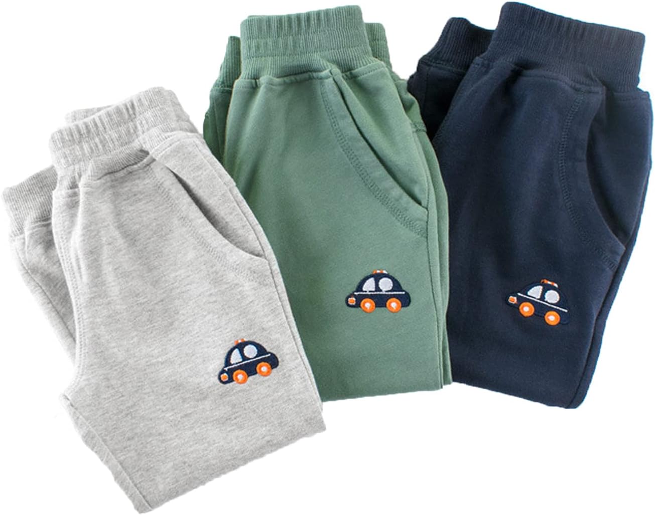 Bright Soft 100 Cotton Toddler Boys Sweatpants