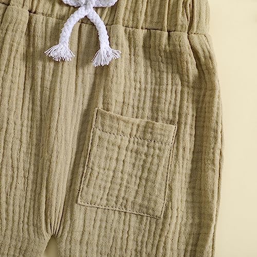 Toddlers Casual Harem Pants with Draws-String