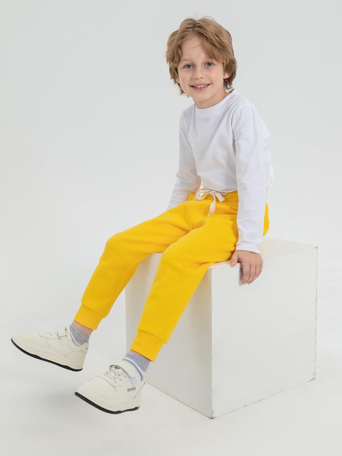 Resinta Baby Toddler Boys Cozy Fleece Jogger Pants