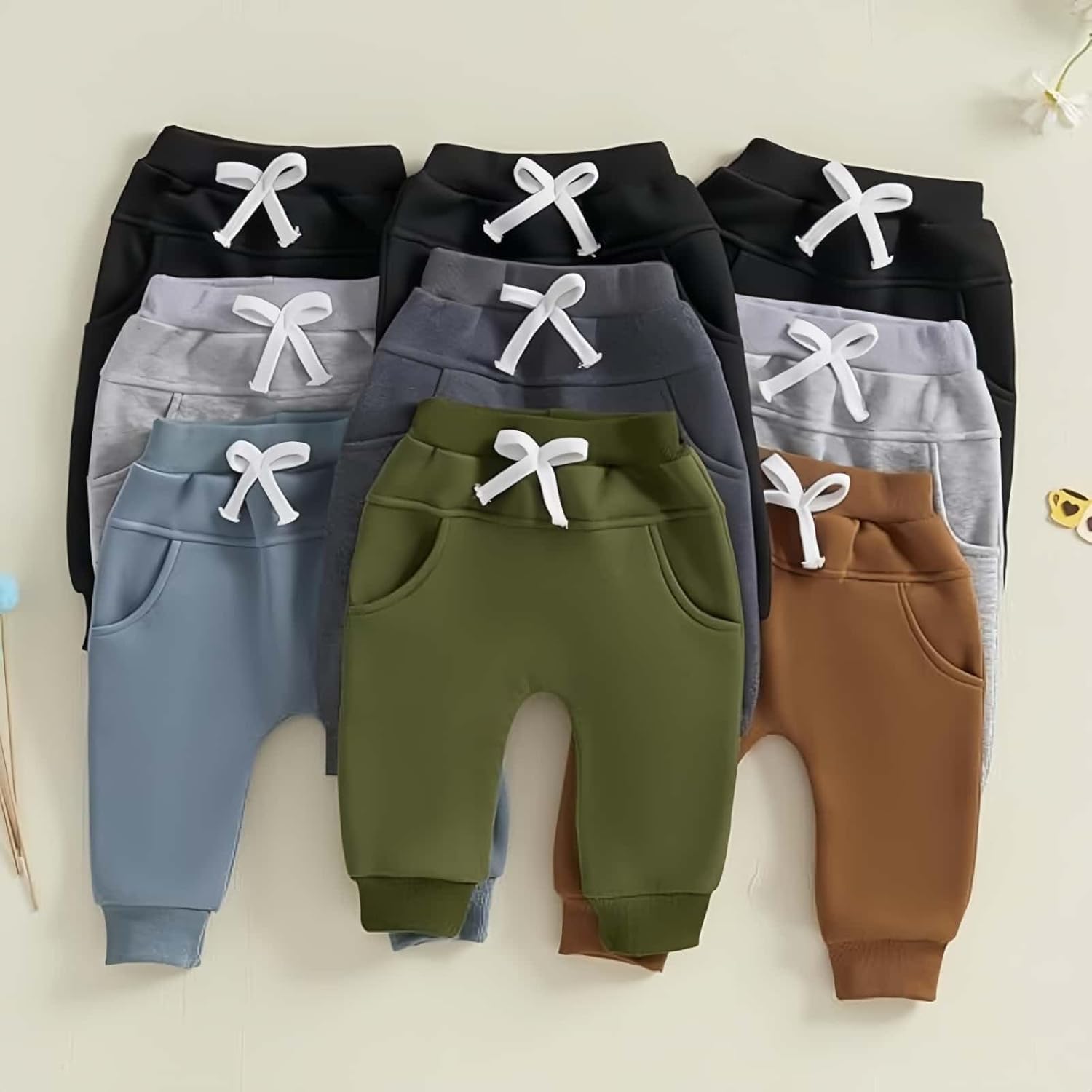 3-Pack Boys Pull-On Jogger Pants