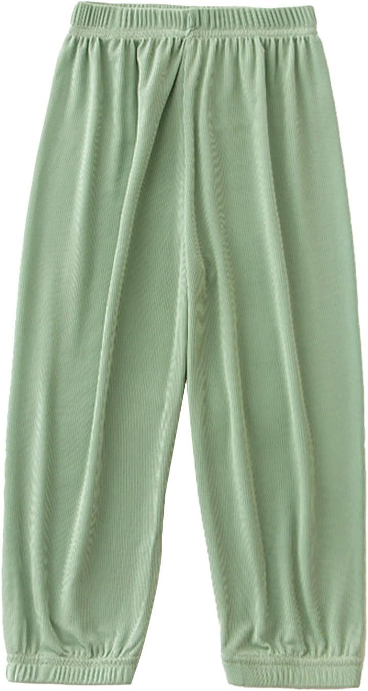 Lightweight Soft Cotton Toddler Harem Pants for Boys Girls