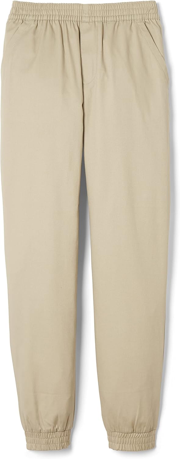 French Toast Boys Pull-On Twill Jogger Pants Soft Stretchy and Durable