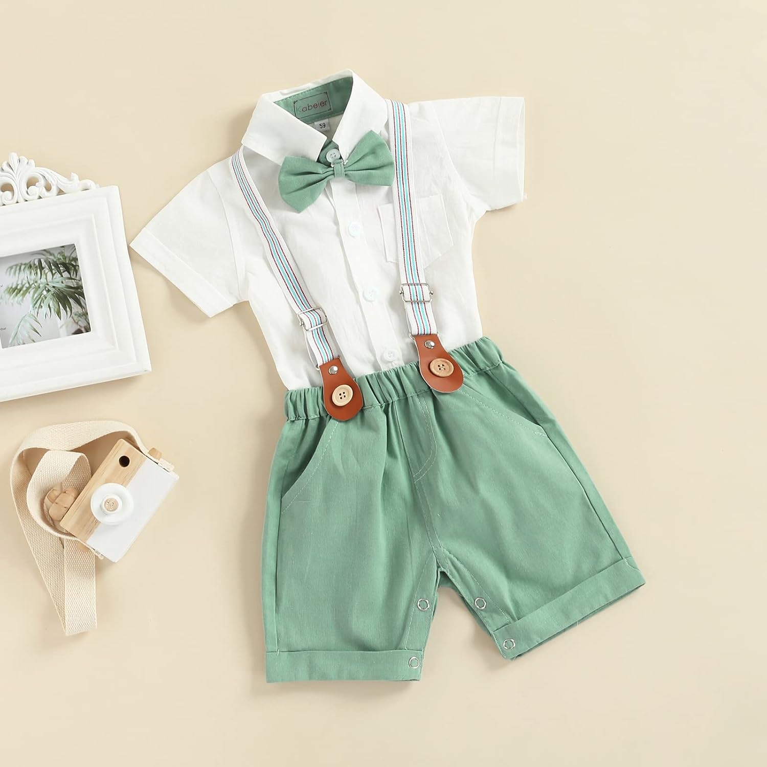 Qiylii Boys Casual Shorts Set for Summer