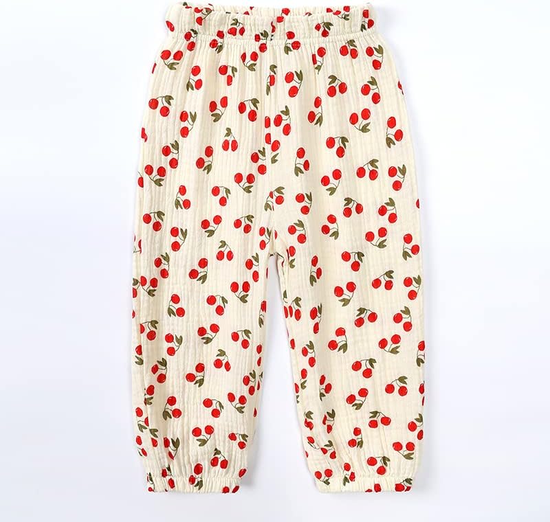 MYGBCPJS Kids Ankle Pants for Boys Girls Cotton Linen Bloomers
