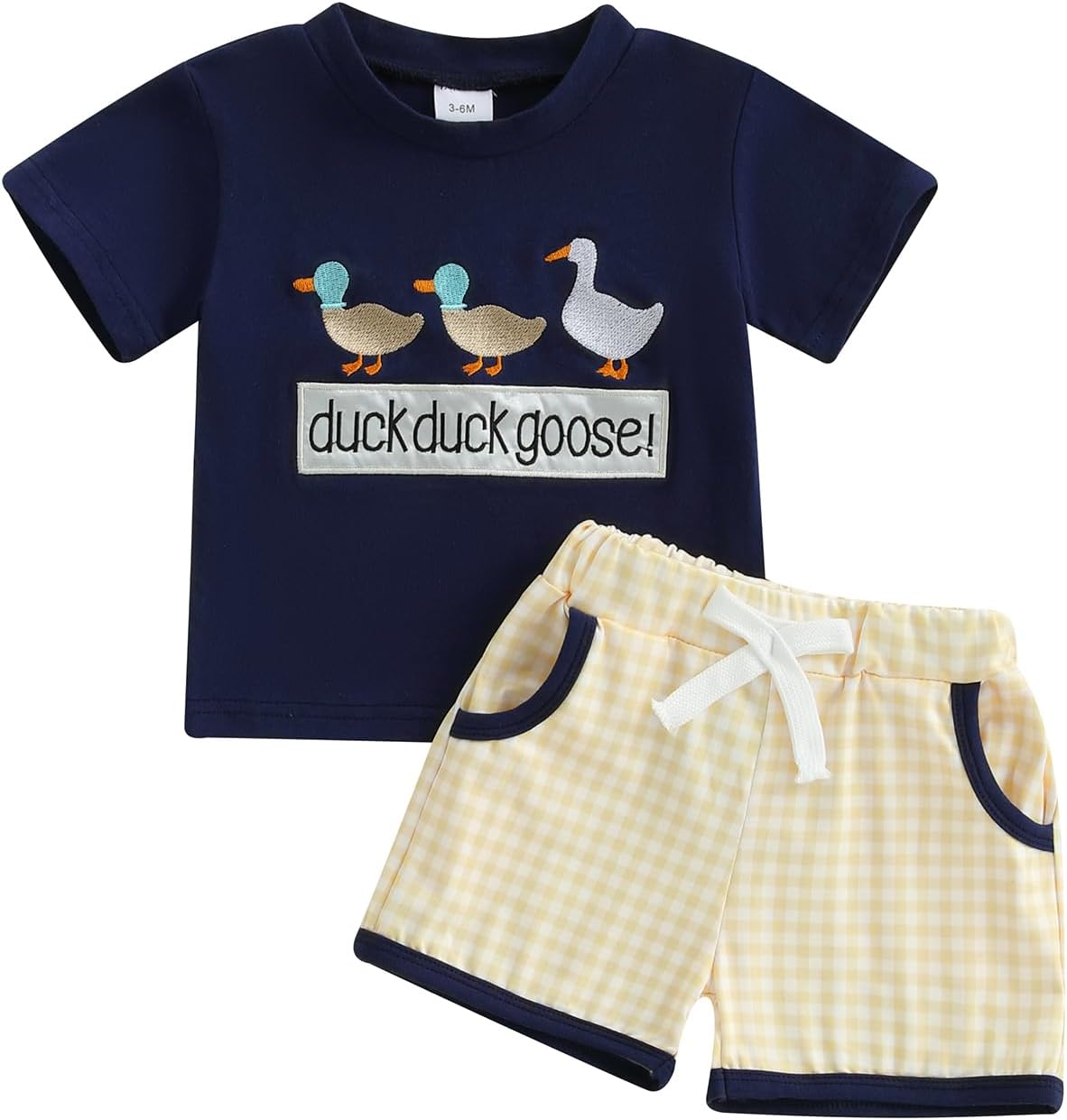 Miniature Mallard Duck Toddler Boys Summer Set