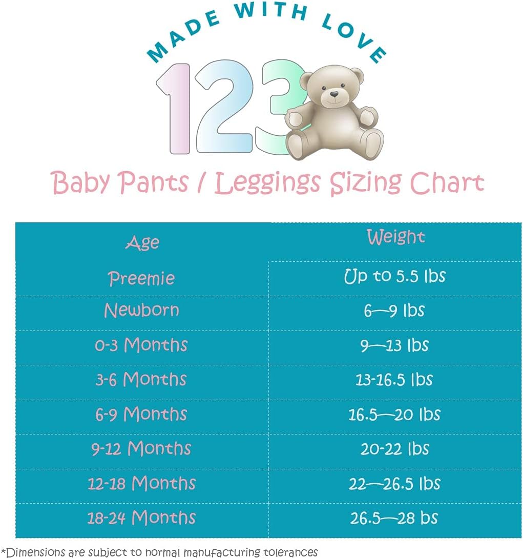 Perfect 100 Cotton Baby Pants from 123 Bear