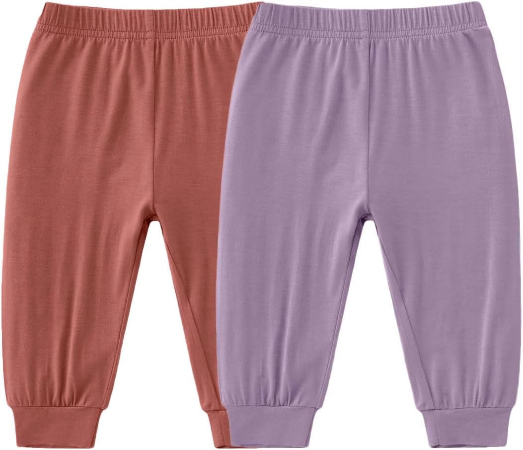 SUZEL Bamboo Viscose Jogger Pants for Babies