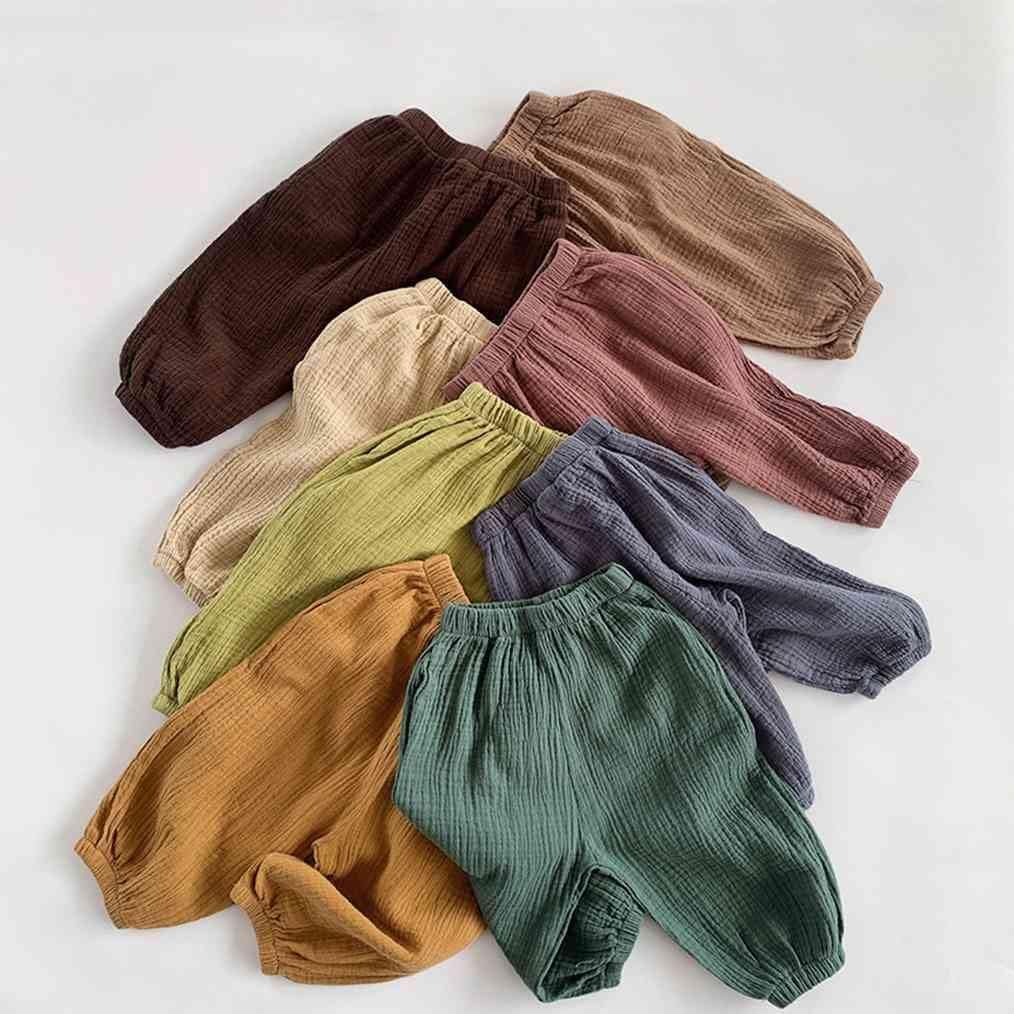 LNICEAR Toddler Boys Girls Cotton Linen Pants