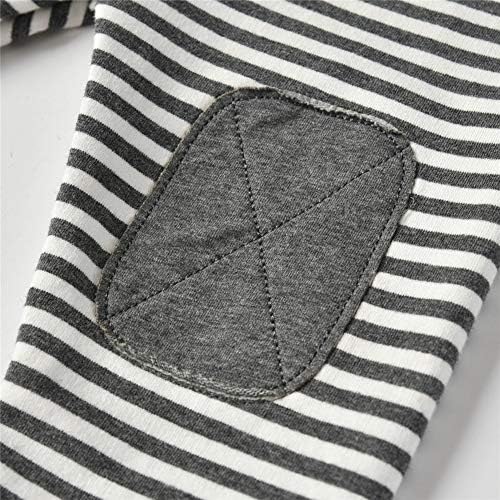 Rebey Toddler Boy Striped Long Sleeve Set