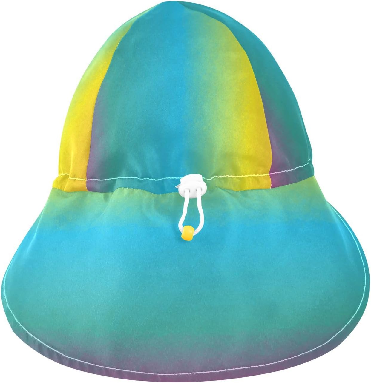 RPLife Pink Green Gradient Adjustable Toddler Sun_hat 2T-4T