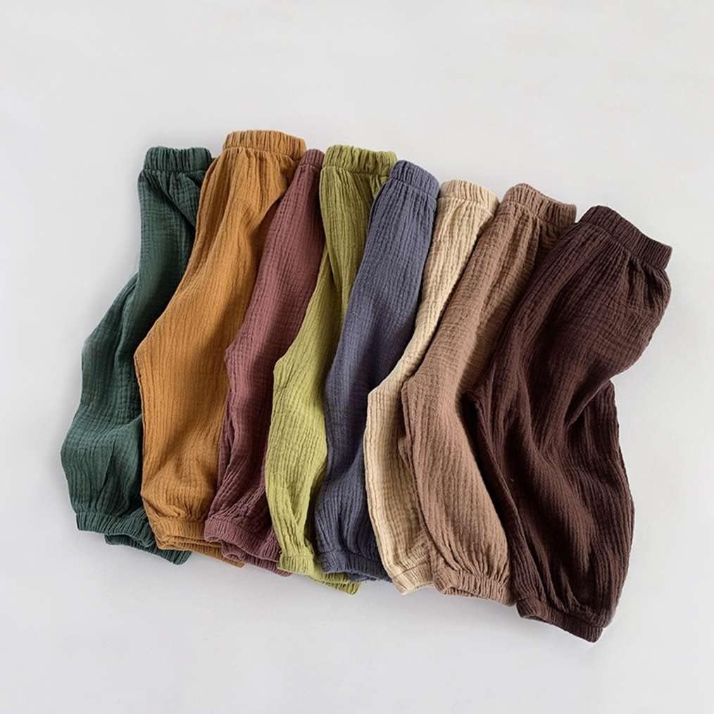 LNICEAR Toddler Boys Girls Cotton Linen Pants