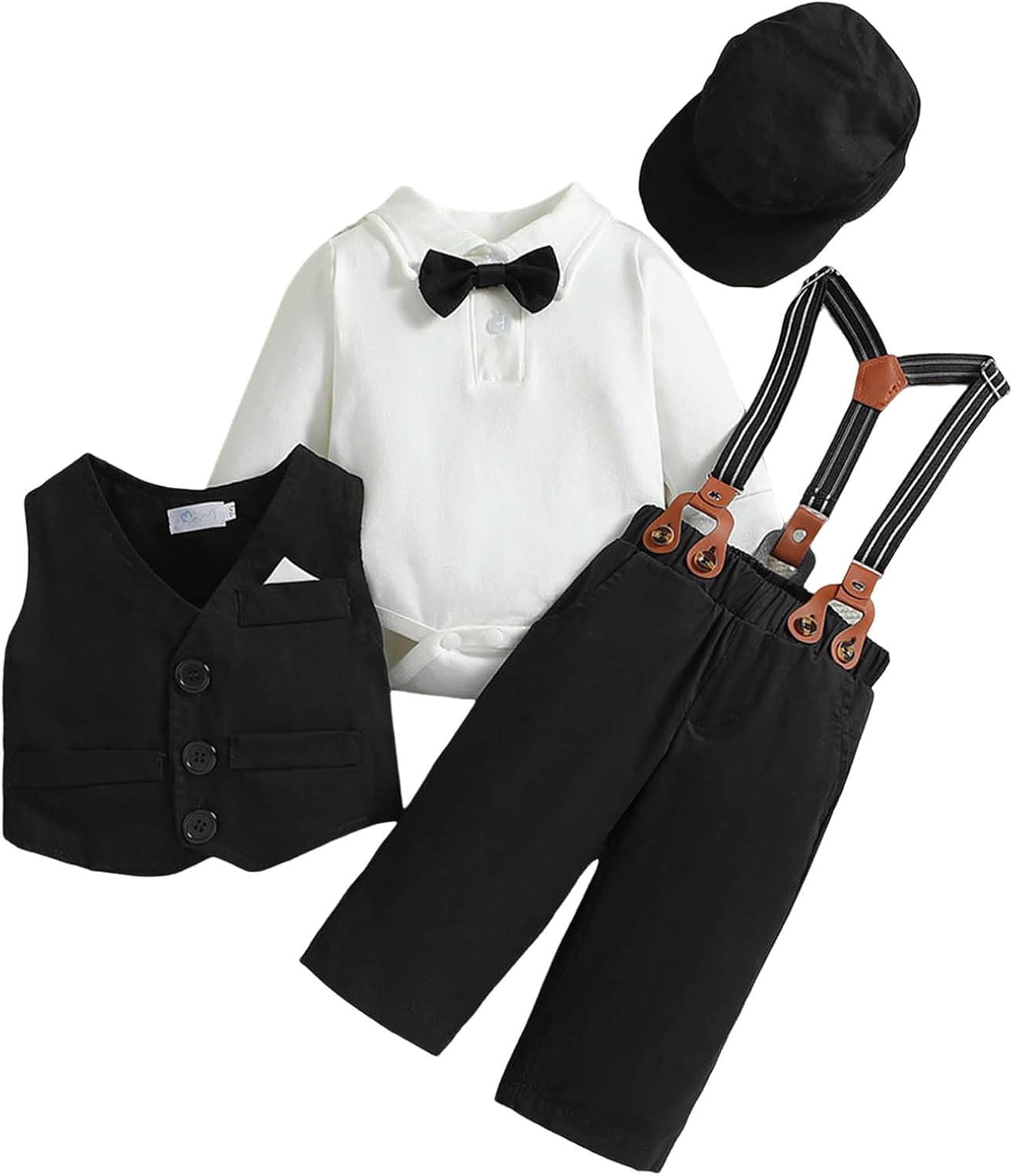 Perfect Toddler BoysRomper Set for Fall-Winter Weather