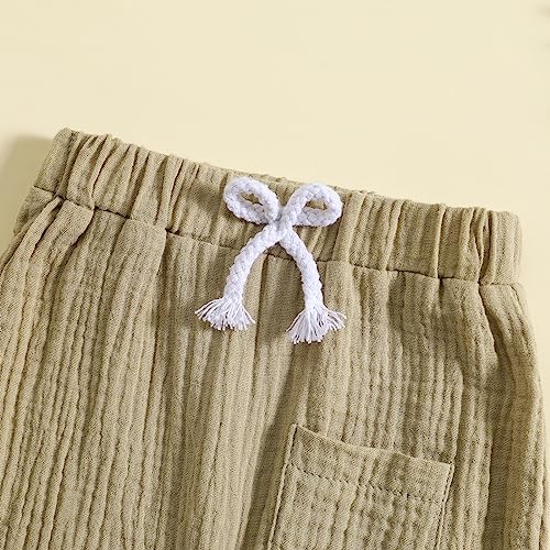 Toddlers Casual Harem Pants with Draws-String
