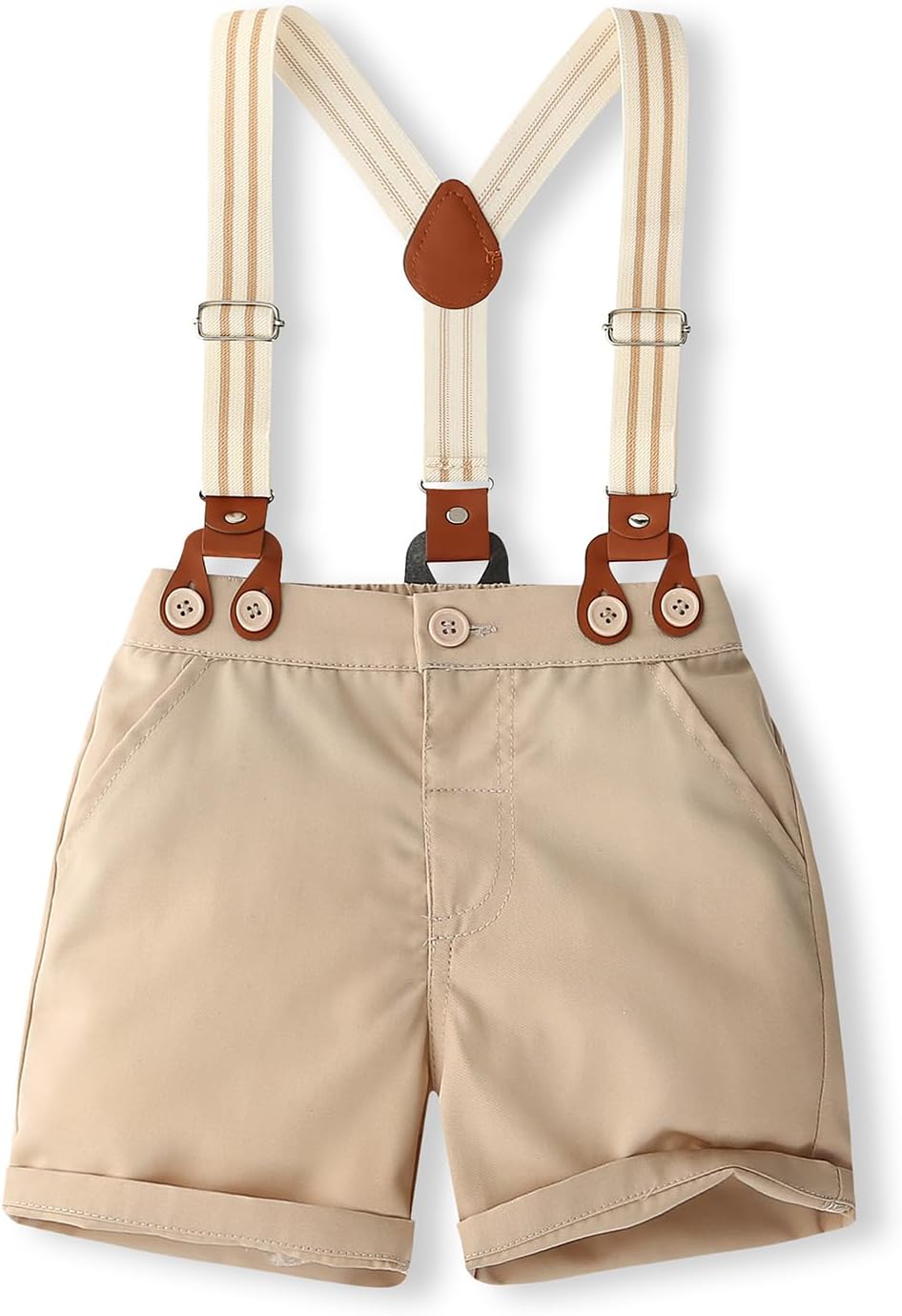 BULINGNA Toddler Boys Gentleman Outfits Summer Set