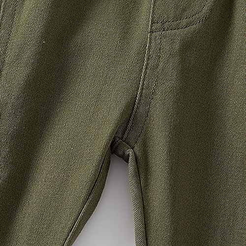 Adjustable Solid Cotton Toddler Boys Casual Harem Pants