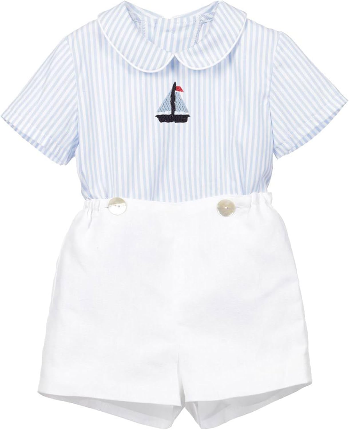 Twoflower toddler boys 2-piece set for Spring