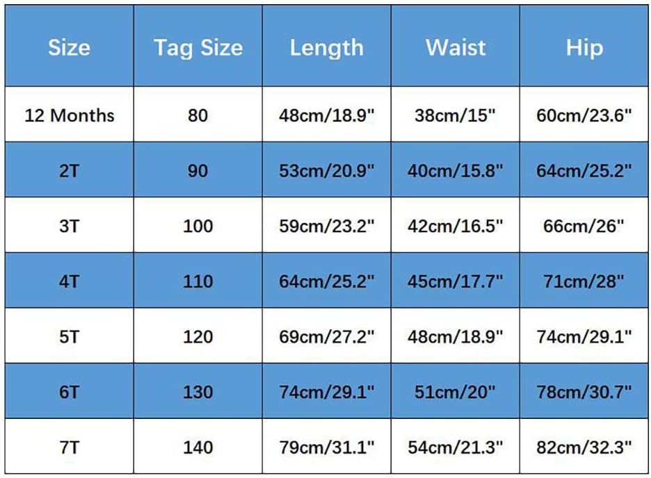 HDLEXD Unisex Cotton Elastic Sweatpants for Babies